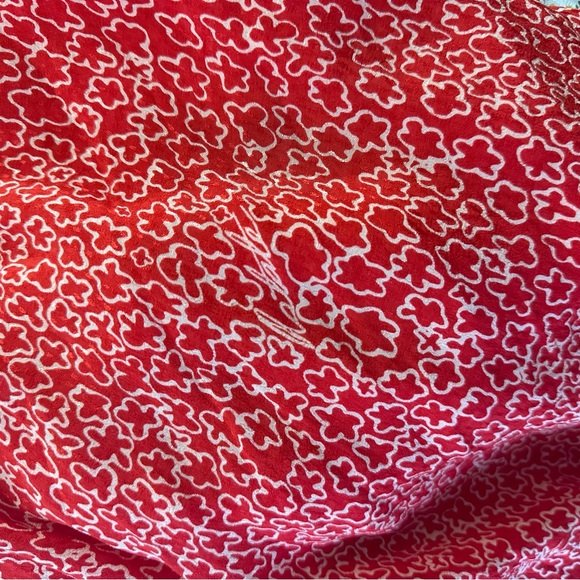 NWT Rotate Jacquard red viscose midi slip dress Size 42 (US 10) - Picture 4 of 12